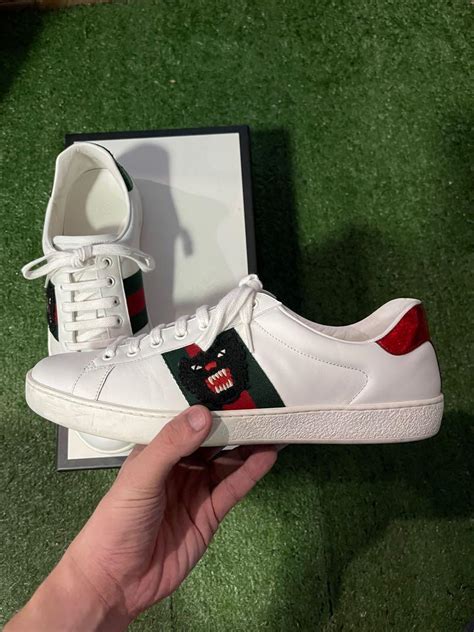 gucci aces panther|Gucci ace tennis shoes.